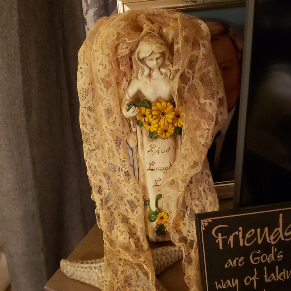 Vintage Head SCARF lacey